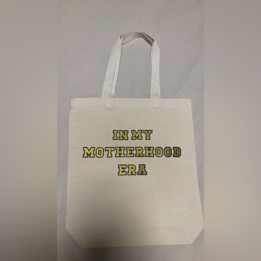 IN MY MOTHERHOOD ERA CANVAS TOTE BAG